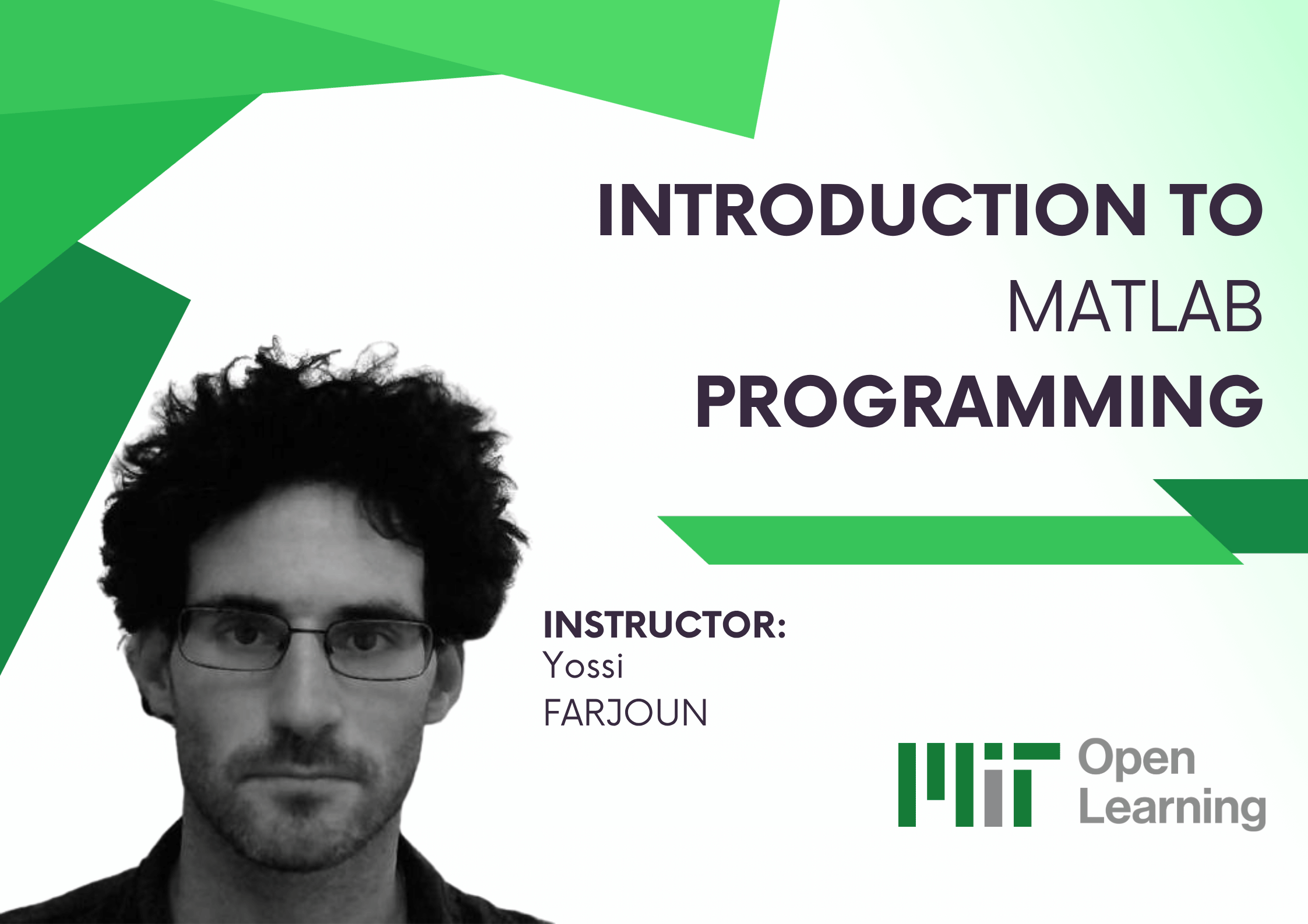 Introduction To MATLAB Programming