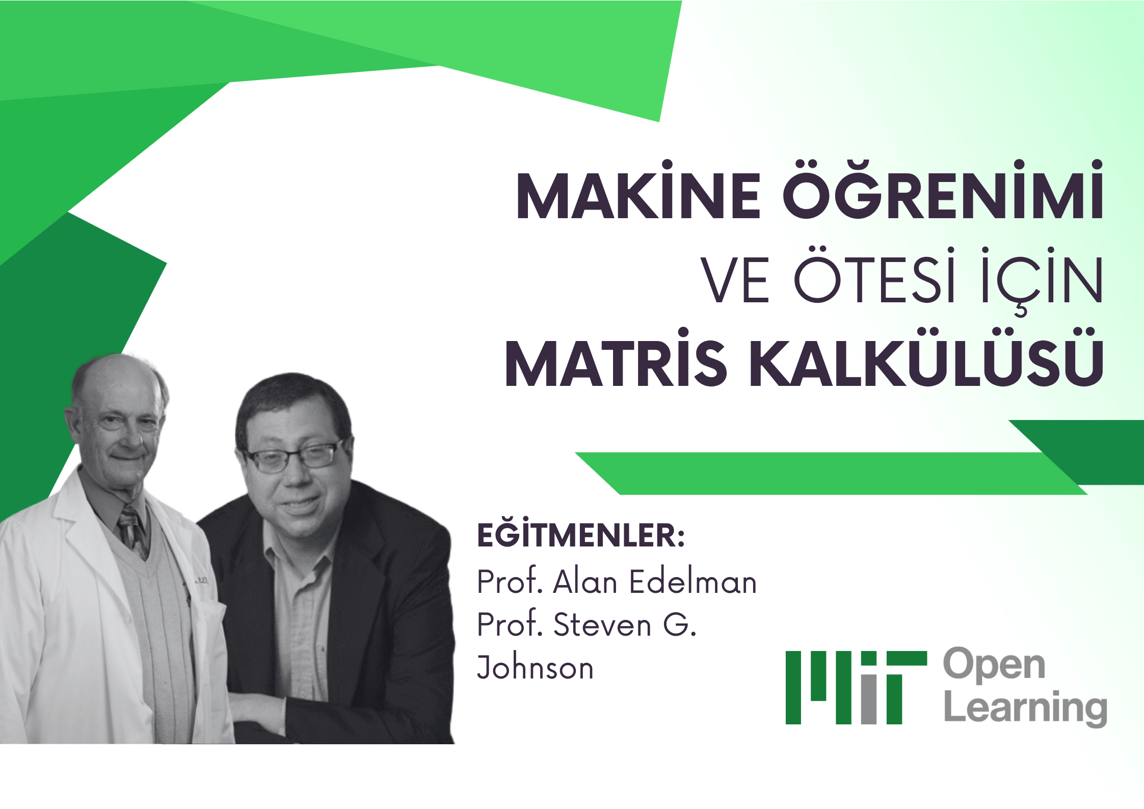 Makine Öğrenimi ve Ötesi için Matris Kalkülüsü